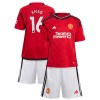 Camisola Manchester United Amad 16 Criança Equipamento Principal 2023-24 Manga Curta